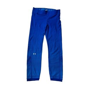 Under armour blue leggings size missing see measurements is like a small